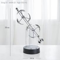 Fizikos mokslas Newton Pendulum Šiaurės šalių namų dekoravimo priedai Modernūs metaliniai Maglev Balansiniai kamuoliukai Biuro stalo dekoras Dovanos