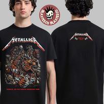 Metallica M72 Denver 6/27/2025 Empower Field  Reprint Two Sided S-4XL Unisex T-Shirt L brown