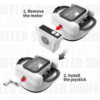 Automatic Dual Deck Card Shuffler for Poker and Texas Hold'em - GUNDAN gray