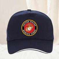 US MARINE CORPS VETERAN Letter Baseball Caps Spring and Autumn Unisex Outdoor Adjustable Casual Hats Sunscreen Hat Adjustable black