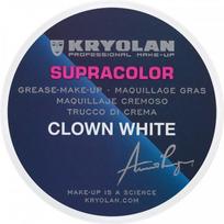 Kryolan Supracolor Clown White balti kreminiai grimo dažai, 80 g