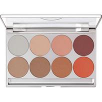 Kryolan Glamour Glow satino spindesio pudros paletė, 8 spalvos