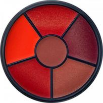 Kryolan Lūpų dažų Velvet Kiss apvali paletė 6 spalvų