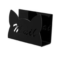 Desk Letter Stand Mail Rack 165x115x75mm for Office Desktop Envelope Organizers Desk File Storage Stand Display Slot