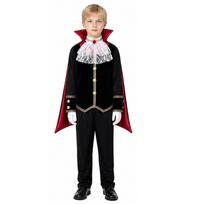 Gotikinis vampyro skeleto kostiumas Cosplay spektakliams ir Helovinui Black Boy,L(120-130) black