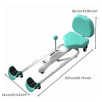 Ergonomic Split Training Machine with Timer Adjustable Leg Stretcher