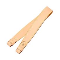 Comfortable Wide Shoulder Strap For Underarm Use Premium Top Grains Leather No Buckle Design Replacement Accessory 1 beige