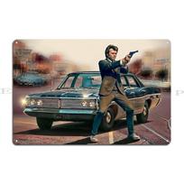 Klimt Eastwood Clint Eastwood Cigar Dirty Harry Clint Eastwood Metalinis Sieninis Pubas Pritaikyti Garažo Dekoro Freska Skardos Ženklas Plakatas 20x30cm（7.8x11.8inch）
