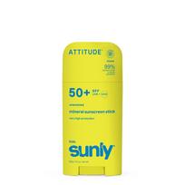 Attitude Kids Sunly Cream SPF 50 - Dětský minerální opalovací krém bez parfemace Apsauginė priemonė nuo saulės