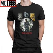 Men's Enjoystick Uncharted T Shirts Pure Cotton Tops Novelty Short Sleeve Round Neck Tee Shirt Clothing Shirt T-Shirts Europe M įvairiaspalvis