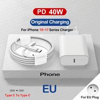 For Apple Original Type C Fast Charger For iPhone 17 16 15 14 13 12 11 Pro Max Samsung Xiaomi Quick Charging Charge USB C Cable