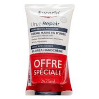 Eucerin Urea Repair PLUS 5% Urea Hand Cream 2 x 150 ml Dermatologinė kūnui