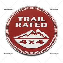 JEEP Compass Renegade TRAIL RATED 4X4 Snow Mountain Badge Decal