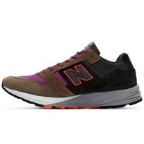 New Balance Unisex 575 Classic Shock Absorption Low Top Running Sneakers Brown Purple MTL575KP 40.5 black