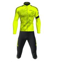 2026 Spring/Autumn Bjorka Cycling Long Sleeve Jersey Bib Knickers Suits Sportswear For Men   \Gel Pad Shorts Mtb Road Bike Clothing XXL yellow