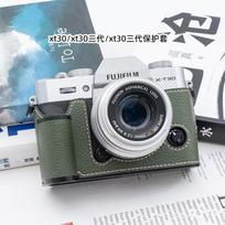 FUJIFILM X-T30 I II III Handgrip Cover With Wrist Strap Or Adjustable Shoulder Microfiber Case Mirrorless Camera XT30 Gen3/Gen2/Gen1 Green Handgrip Sleeve black