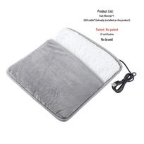 Electric Multi-Functional Foot Warmer and Dryer - Plush Winter Comfort gray