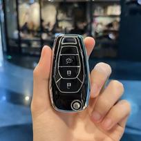 For Chevrolet Chevy Cruze Blazer Monza Malibu Aveo Captiva Spark Tpu Shell Fob Flip Remote Car Key Car Key Cover Case Protector gray