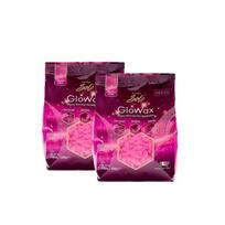 Sintetinio polimero vaškas Italwax Glo wax Cherry Pink, 400g x2