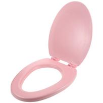 Padded Toilet Seat Soft Foam Toilet Seat Cover Elongated Replacement O-Shaped  Slow Close Accessory For Home Bathroom Upgrade V-Shaped white