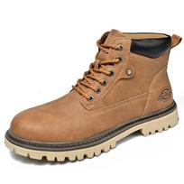 Madingi Verslo Aukštakulniai Vyriški Batai Lauko Botas Nauji Odiniai Vyriški Ankle Boots Ruduo Žiema Motociklininkų Batai Klasikiniai Vyriški Sportbačiai 47