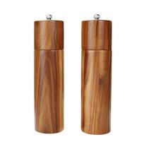 Acacia Wood Ceramic Pepper Grinder | Manual Spice Crusher | Wooden Pepper Mill Single Pepper Grinder (Color Box)