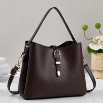 Urban Minimalist Pu Tote Bag For Daily Use With Zipper Closure And Inner Pocket ruda