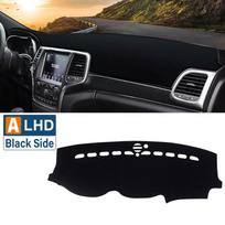 Car Dashboard Cover For Jeep Grand Cherokee 2011 2012 2013 2014 2015 2016 2017 2018  trument Desk Sun Shade Accessories A Black side gray