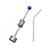 Stainless Steel Coconut Opener Easy to Use Hole Comfortable Grip Food Prep Gear for Opener W Ss Straw