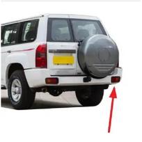 1 Piece Rear Bumper Lamp Cover for Nissan Patrol Y61 Rear Bumper Light Frame for Y61 Bumper Cover GDDT GDDT Lamp Cover right side cover gray