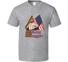 Hacksaw Jim Duggan King Duggan Retro Wrestling Unisex T-shirt L gray