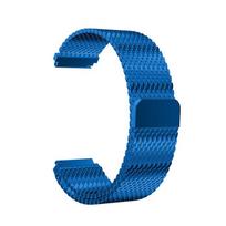 Universalus metalinis laikrodžio dirželis su stambiu tinkleliu Huawei, Samsung, Garmin, Xiaomi laikrodžiams 18/20/22MM dydžio - Milano stiliaus dirželis 38-42MM (S10) blue