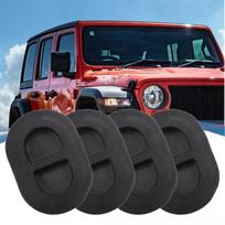 For Jeep Accessories Reliable Rubber Floor Pan Drain Plugs for Off Roading brown