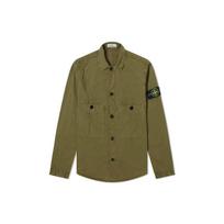 Stone Island Ss21 Double Pocket Logo Long Sleeve Jacket Men jackets Olive-Green 7415110WN-V0158 XXL brown