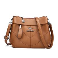Fashionable and Casual Large-capacity Middle-aged Mom Crossbody Bag with Single-shoulder Travel Grandma Bag