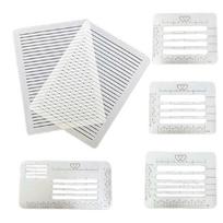 4/6Pcs DIY Guide Envelope Template Multi-use Letter Card Templates Kid Gift Templates Ruler  Office 6Pcs/Set