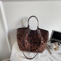High-value matte portable tote bag women's autumn casual lazy wind shoulder messenger bag gray