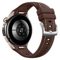 Originalus silikoninės odos dirželis Huawei Watch 5 46MM, be tarpų guminis dirželis Huawei Watch 5 42mm, apatinis greito atsegimo dirželis Watch 5 42mm black