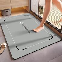 Fast Drying Diatomite Bath Mat Bathroom Foot Mat Bathroom Toilet Absorbent Quick Dry Non Slip Easy Clean Home Decor 40*60cm