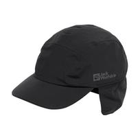 Unisex Antibacterial and Odor Resistant Cap WINTER Hat black [Jack Wolfskin] (Earflap Windproof/Coldproof) [1906114 / CAP] black