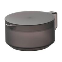 Yamazaki Teapot Black (including handle) Tower 600mL (full capacity 860mL) Dishwasher microwave safe Easy clean Lid built-in strainer 1673 gray