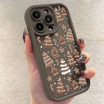 For Xiaomi 14T Case Poco F6 Case Christmas Deer Phone Case for Xiaomi Mi 11 Lite 13T 13 12T 12 14 Poco M6 X6 X5 X3 F5 Pro Cover For Poco F6 Pro 5G brown