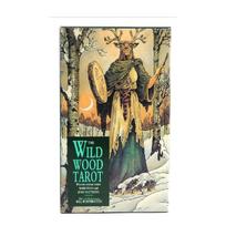 Sudėtingi Raitelio Taro kortos intuityvioms įžvalgoms ir dvasiniam vadovavimui Wild Wood beige