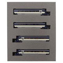 KATO N Gauge Eurostar New Livery 4-Car Set 10-1298 Model Train 24 cm x 3 cm x 20 cm - B01HUXV300