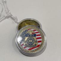 Gold-Plated Commemorative Coin: US Military Insignia & Archangel Michael 40x3MM 31g
