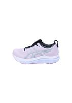 ASICS Bėgimo batai 'GEL-KAYANO 33 LITE-SHOW' šviesiai pilka / pastelinė violetinė / juoda