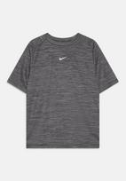 NIKE Sportiniai marškinėliai 'Multi' margai pilka / juoda / balta