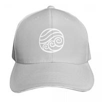 Water Tribe Baseball Cap Quick Dry PerforUnisexce Cotton Twill Breathable Contrast Two Tone Brim white
