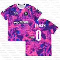 Paper Rex DinoGlitch Jersey 2026 Series Uniform VALORANT Esports Club PRX Fashion Tees Male F0RSAKEN Streetwear T-shirts 3XL mėlyna