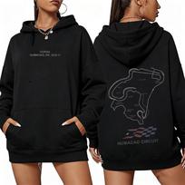 Rapper Eladio Carrion Corsa 2026 Album Merch Hoodies Men Women Clothing Fashion Loose Long Sleeves Pullovers Hooded Sweatshirts S black